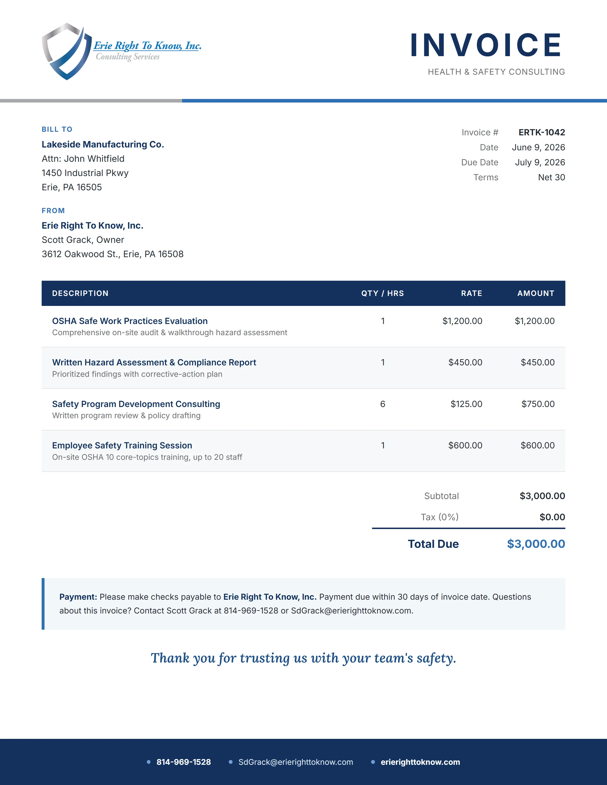 ERTK-invoice